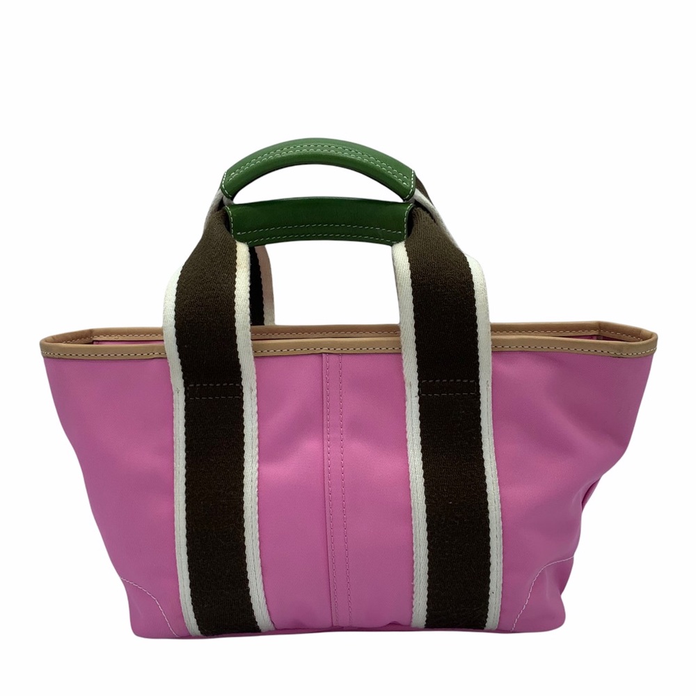 Coach Bag Canvas Mini Hampton Satchel Bag - Picture 2 of 16